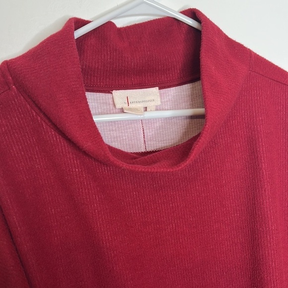 Anthropologie Theresa Mock Turtleneck Sweater Tunic Top - Picture 8 of 8